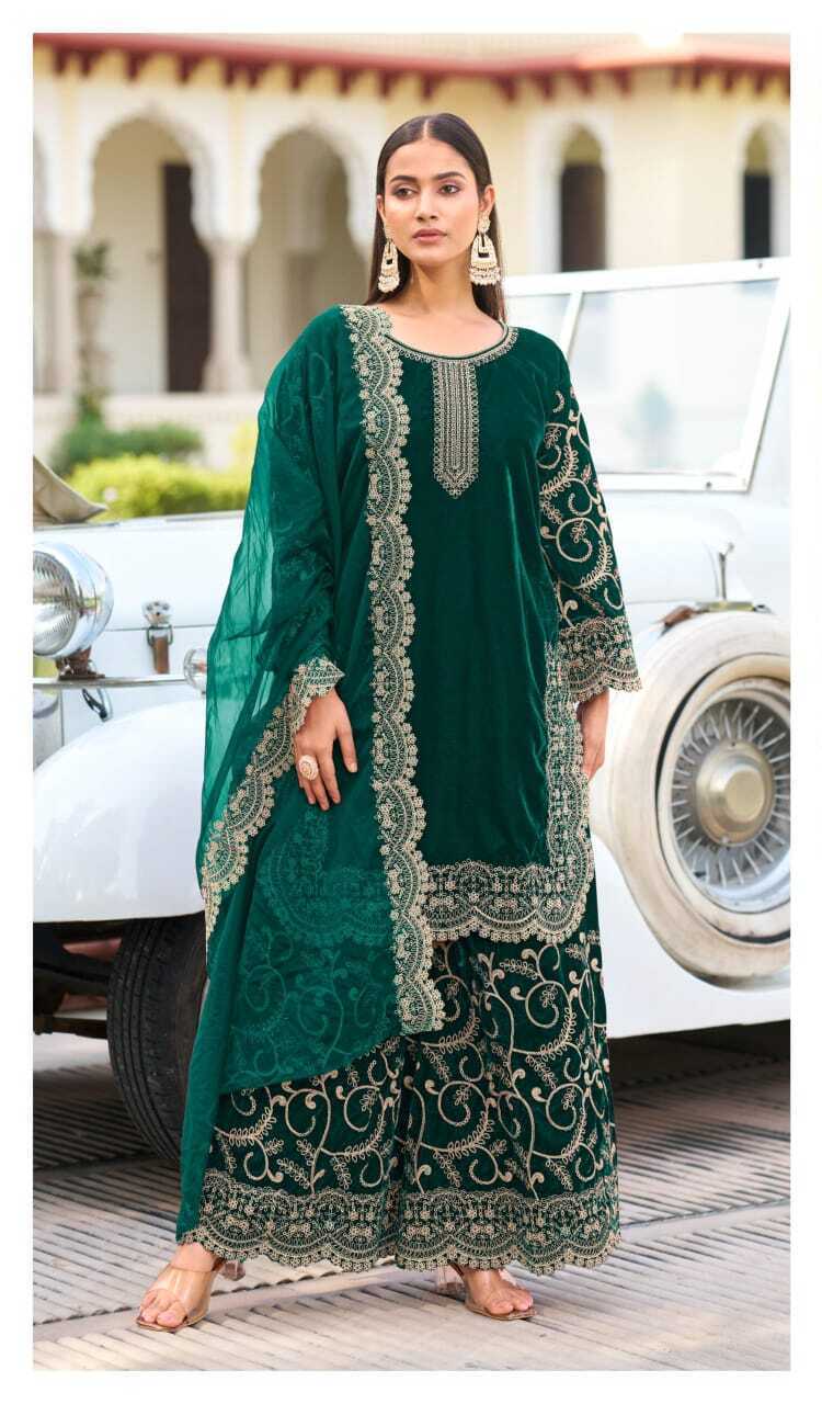 DEEPSY SUITS D-604 EFGH Velvet with embroidery pakistani Suits Wholesale catalog