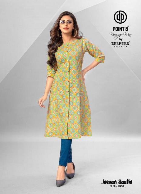 Deeptex Jeevan Sathi Vol 1 a line kurtis online india