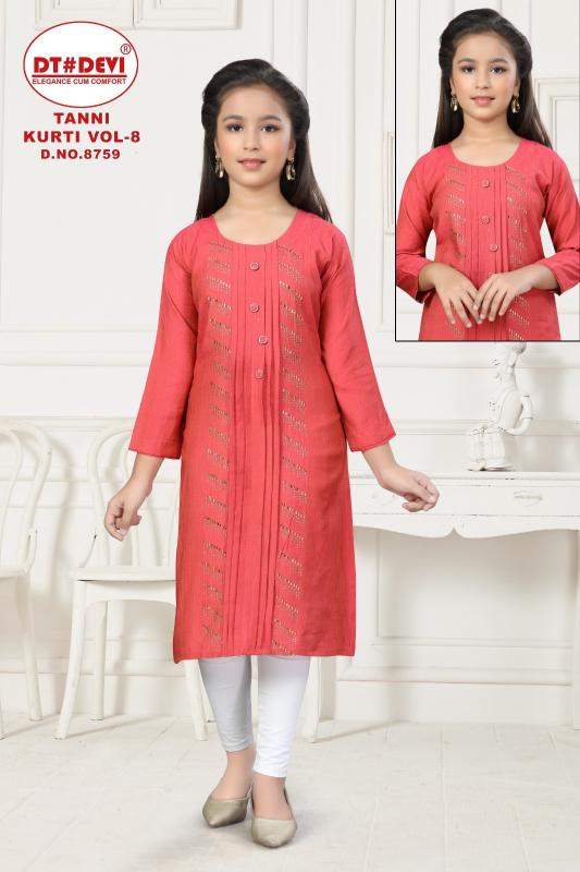 Devi Tanni Kurti Vol 8 d-8759 new style kurti in india