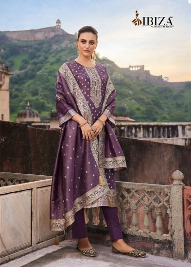 Ibiza Tyohaar Ka Angan Pure Banglory Silk Jacquard Salwar Kameez Wholesale Catalog