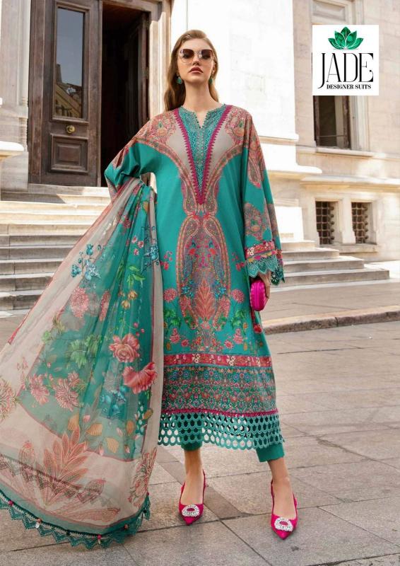 Jade Crimson Vol 11 pakistani lawn cotton dress material wholesale