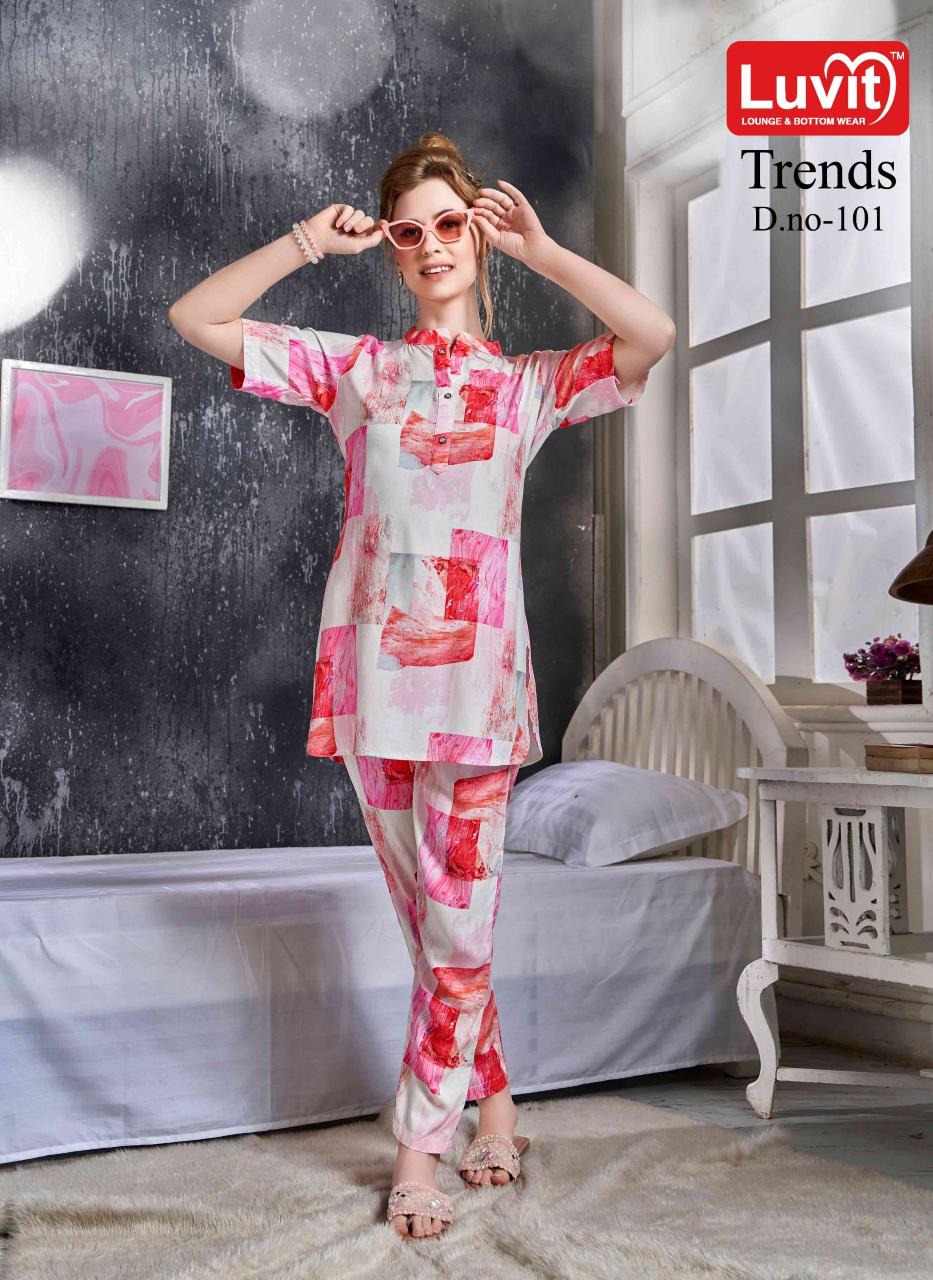 Luvit Trends Rayon Co-ord Set Wholesale Catalog