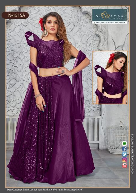 Mahotsav NIMAYA N1500 SERIES BELIZA lehenga choli catalogue wholesale