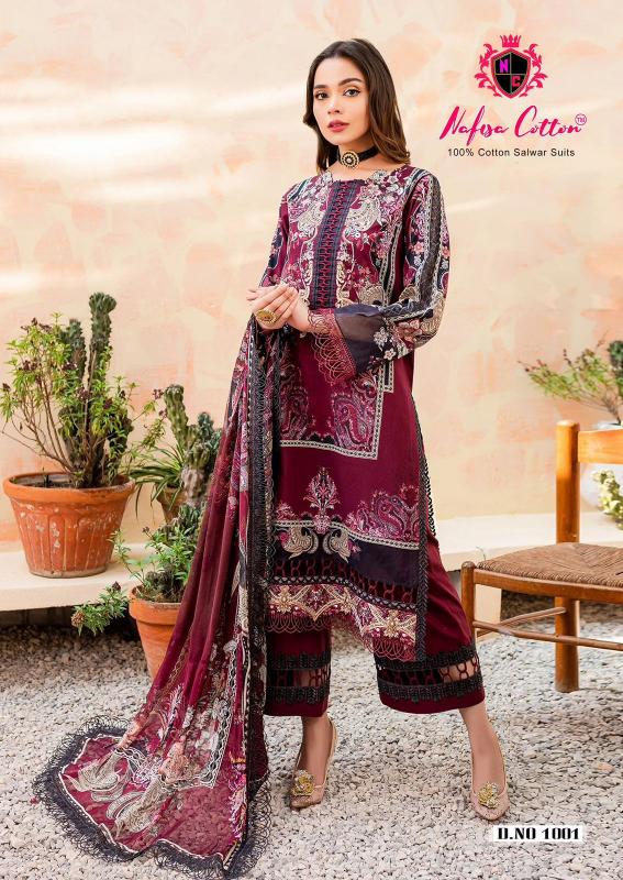 Nafisa Saniya Vol 1 Cotton Printed dress material wholesale in hyderabad