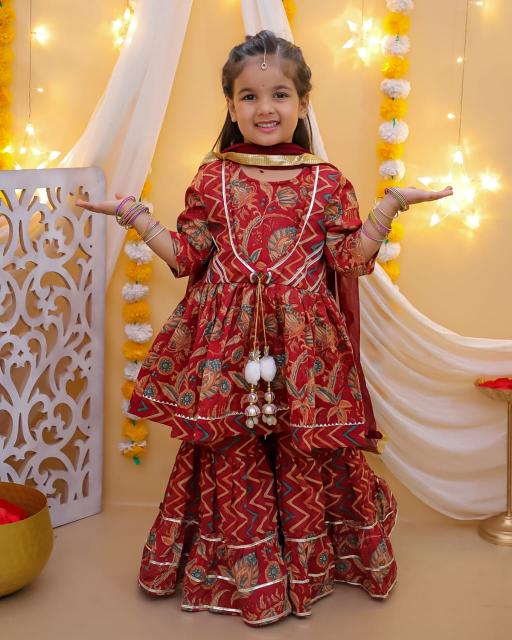 Sabella Girls Vol 3 jacket style kids kurti online india