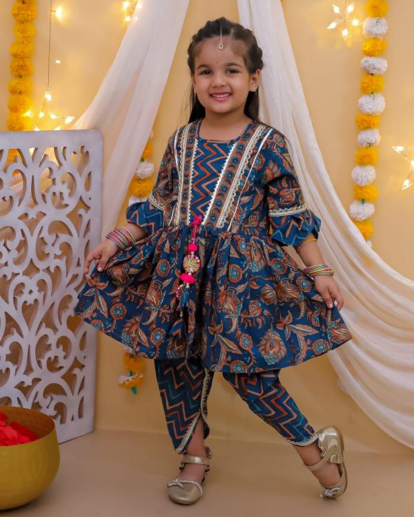 Sabella Girls Vol 4 dhoti style kids kurtis online india