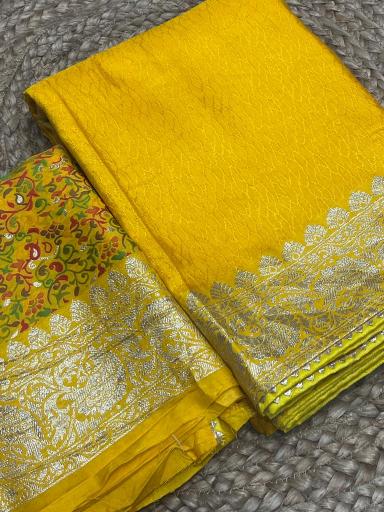 Sabella Pure Soft and Self weaved Russian cotton silk great india saree com