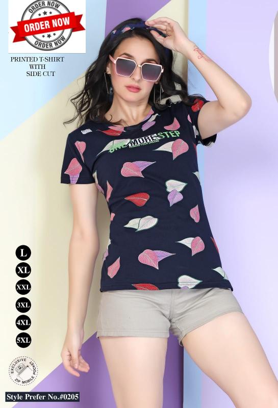 SUMMER SPECIAL VOL.#AT0205 Ladies Night T Shirt Wholesale catalog