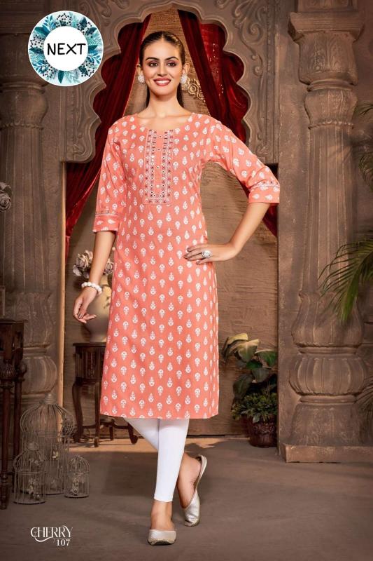 TRENDY CHERRY VOL.0.12 winter kurtis online shopping in india