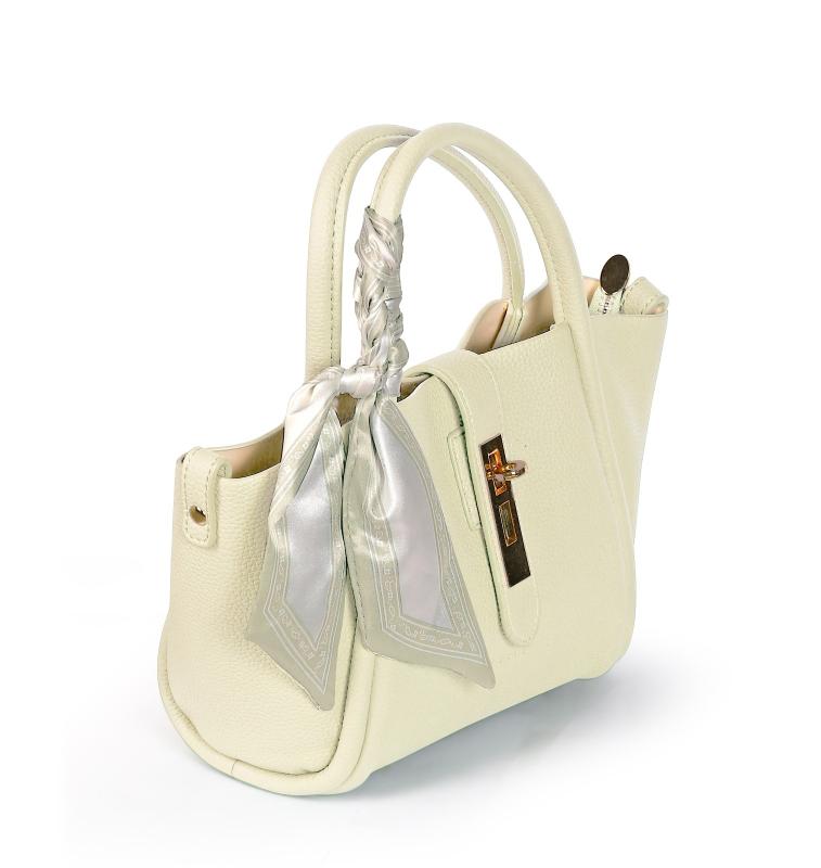 Charme Off-White Boss Womans Hand Bag 