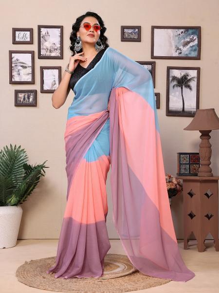 Dazira Meera 242 Fancy Georgette ready to wear saree online shopping in india