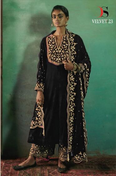 Deepsy Velvet 23 Series 32213 IJK Velvet Pakistani Suit Wholesale Catalog