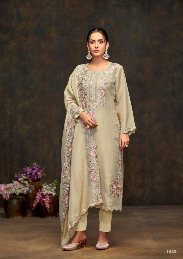 Ibiza Dazzella Muslin Salwar Kameez Wholesale Catalog