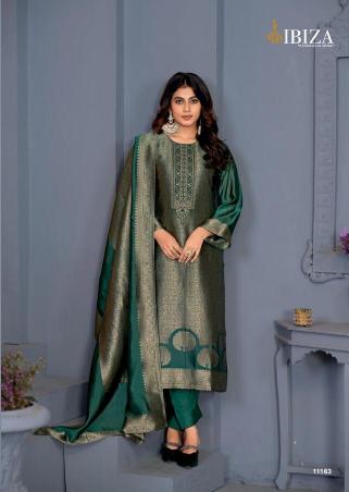 Ibiza Sakhi Vol 4 Pure Banglory Silk Jacquard Salwar Kameez Wholesale Catalog