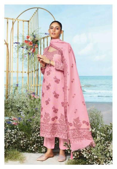 Kesar Elinor Lawn Cotton Fancy Dress Material