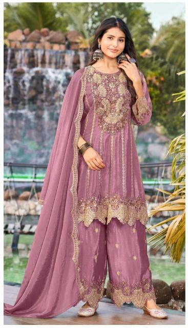 Khas 4414 Chinon Ready Made Pakistani Suits Wholesale Catalog