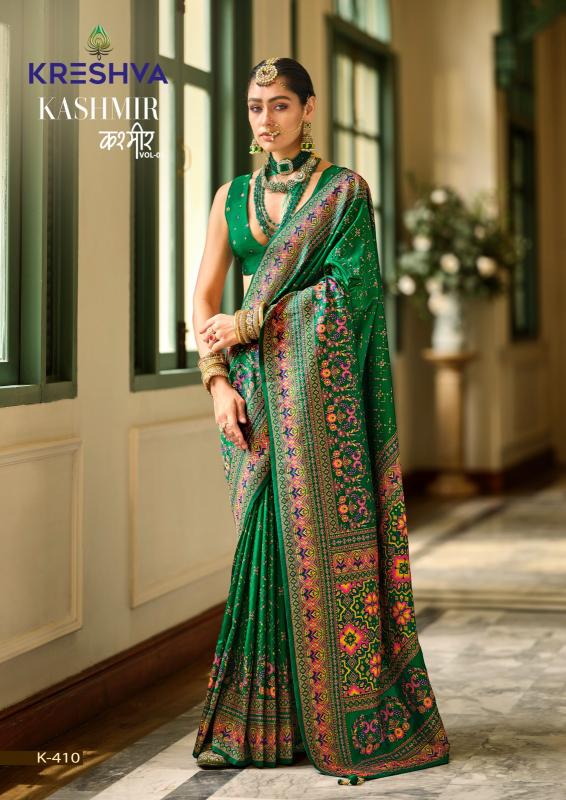 Kreshva Kashmir Vol 1 banarasi saree manufacturer in india