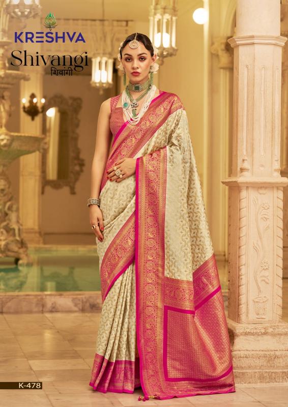 Kreshva Shivangi banarasi silk saree price in india