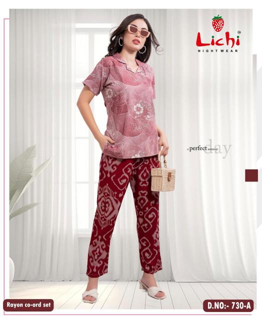 Lichi 730 Co Ord Set Wholesale Catalog