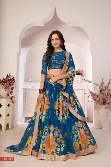 LOTUS VOL - 1 6005 RAMA indian lehenga wholesaler