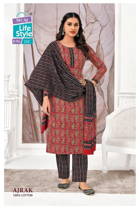 MCM Ajrak Vol-2 – Kurti Pant With Dupatta - Wholesale Catalog