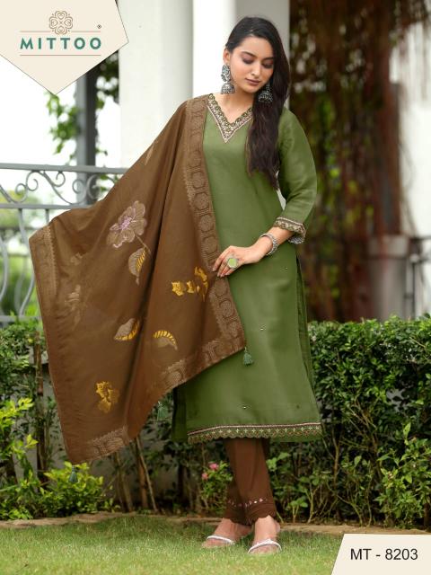 Mittoo 8203, 8204 aurelia kurti lowest price in india