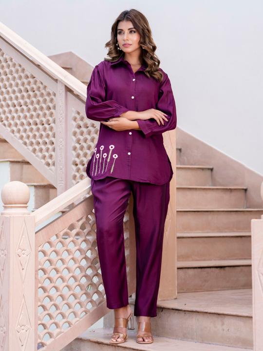 Sabell Vasunki Roman Silk Co Ord Set Wholesale Catalog