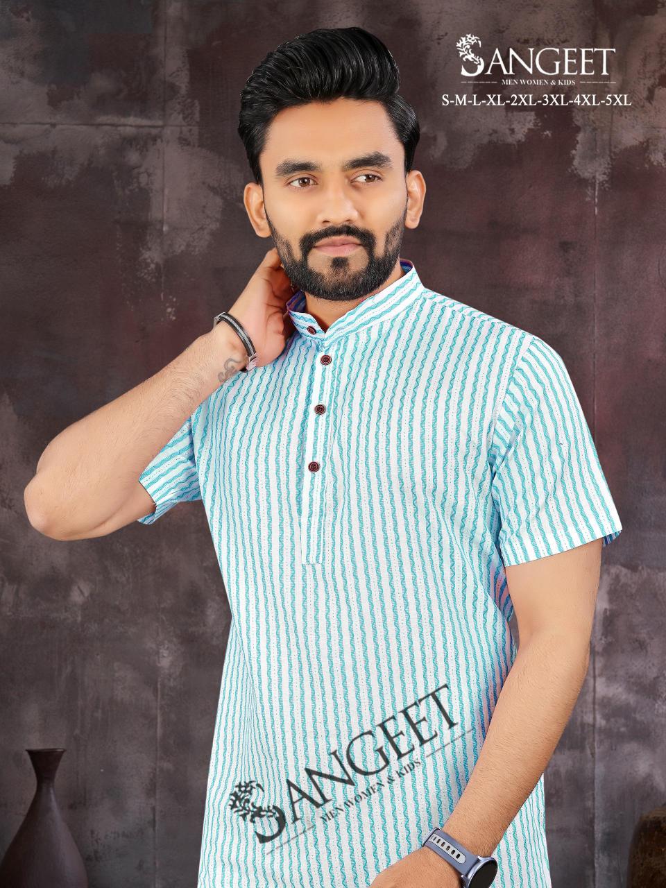 Sangeet Soft Rayon Handloom Fabric Vol 2 T-Shirts For Mens Wholesale Catalog