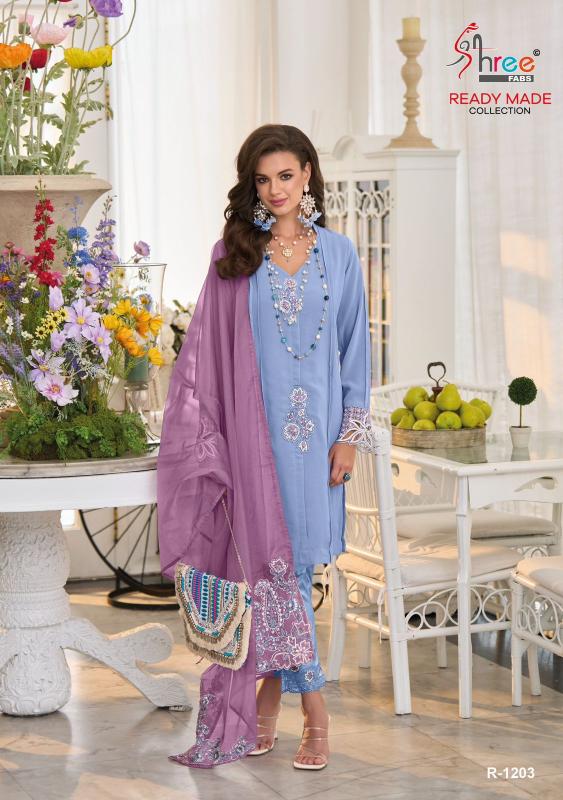 Shree Fabs R 1203 ABCD Ready Made wholesale market for pakistani suits in delhi