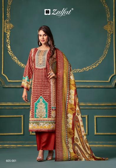 Zulfat Tisha Fancy Printed ladies dress material wholesalers in pune