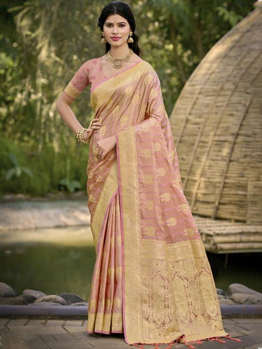 Bunawat Pitambari golden border saree online india