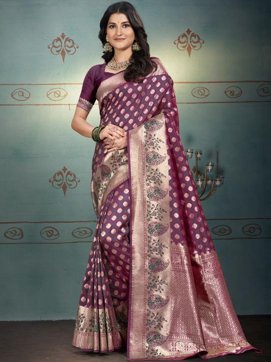 Bunawat Shourya Silk Catalog baluchari silk saree online in india