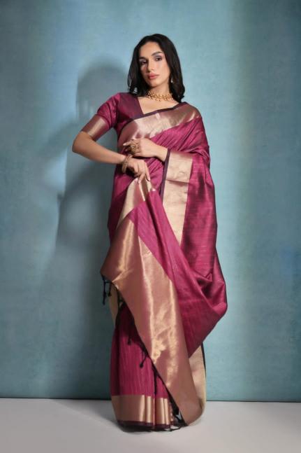 Dazira Soft Banarasi raw silk sarees online india