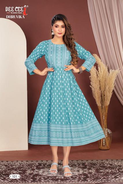 Deecee Dhruvika Catalog best online kurtis wholesaler