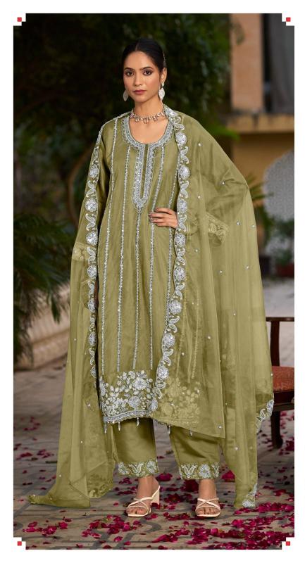 Deepsy 2186 Catalog Organza Embroidered pakistani suits heavy