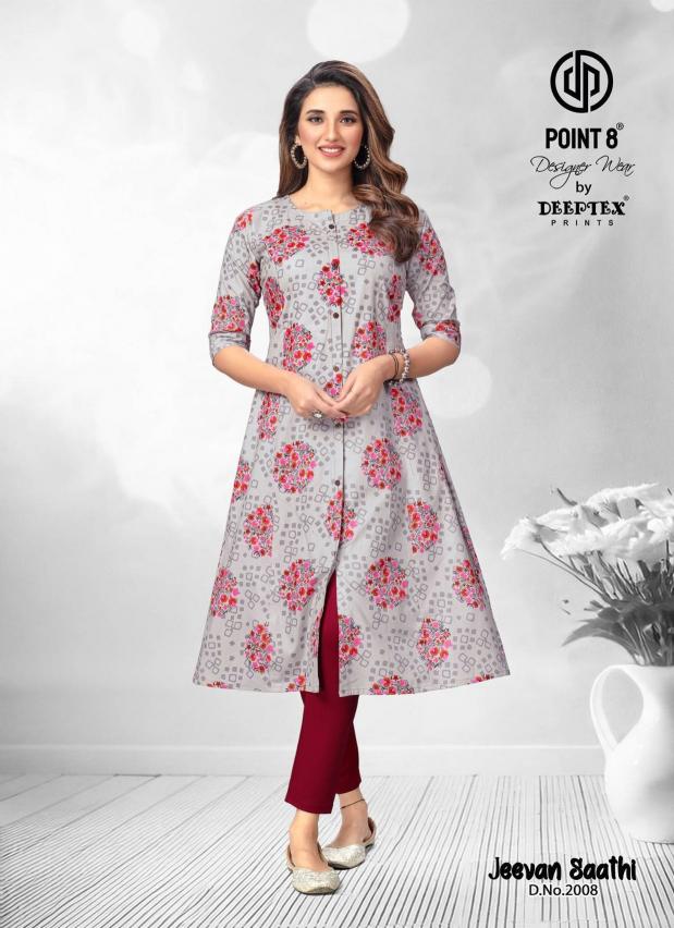 Deeptex Jeevan Sathi Vol-2 – A-Line Kurtis - Wholesale Catalog