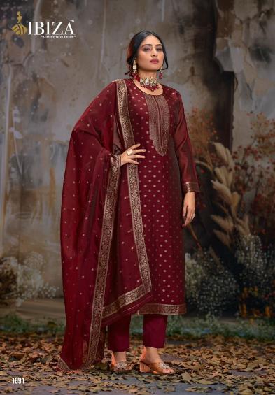 Ibiza Saira 1691 to 1694 Catalog silk salwar kameez wholesalers