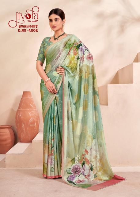 Jivotra Highlights digital print sarees india