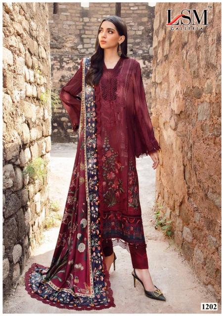 Lsm Parian Dream Vol 12 Catalog pakistani lawn cotton suits wholesale