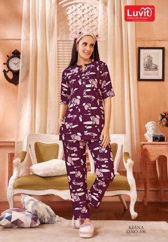 Luvit Kiana ladies night suit manufacturers