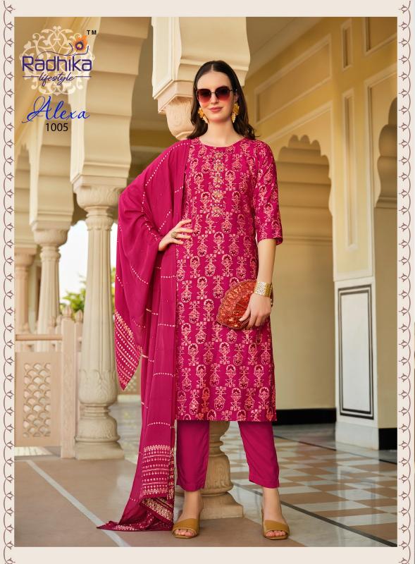 Radhika LifeStyle Alexa Vol 1 Catalog indian kurtis online shopping australia