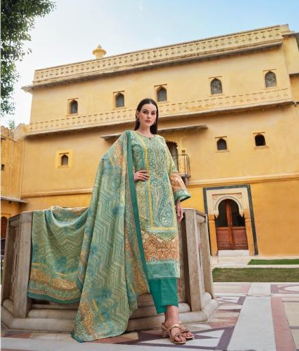 Romani Aarzu Vol 10 Catalog Soft cotton dress materials wholesale in delhi