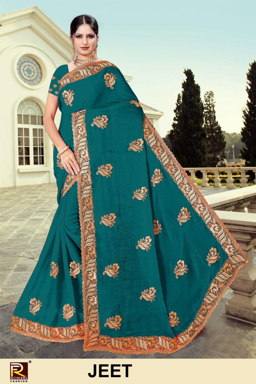 Ronisha Jeet Catalog premium saree brands india