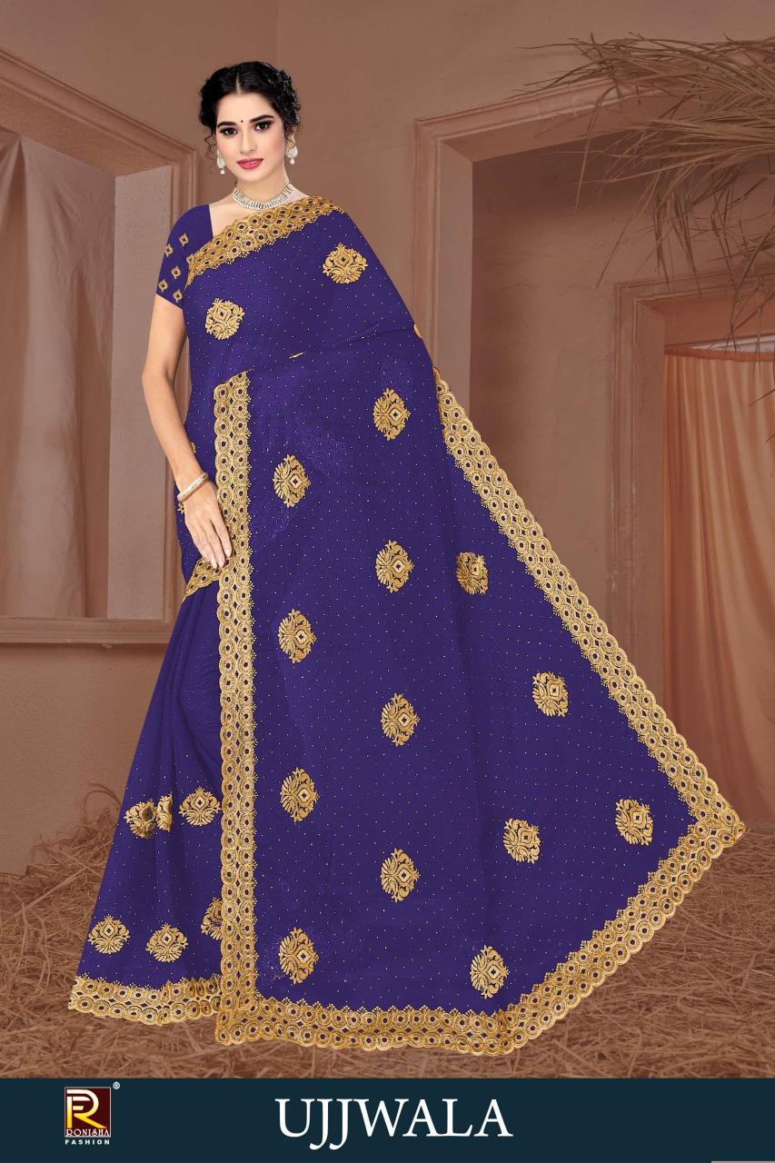 Ronisha Ujjwala replica sarees india