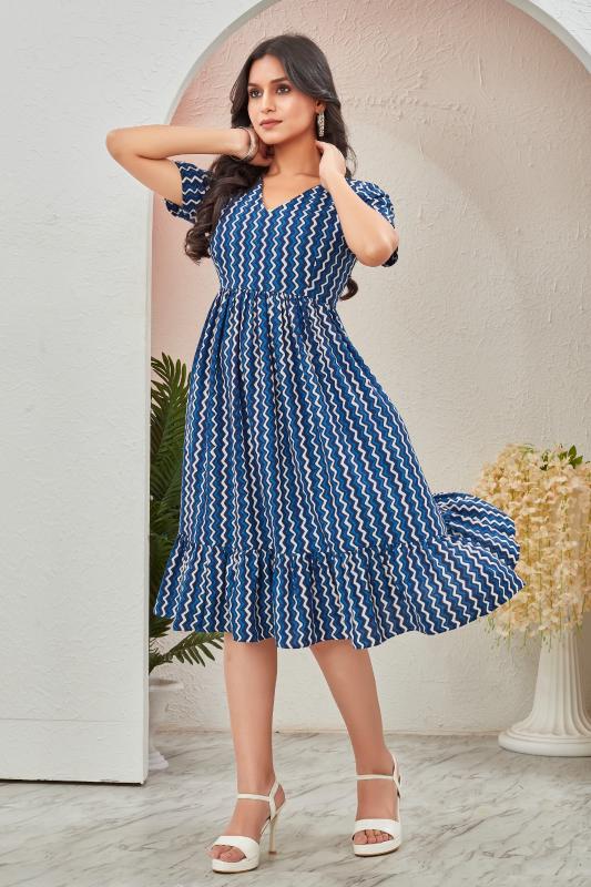 Sabella Ctz Nithya Rayon One Piece wholesale western wear suppliers in india