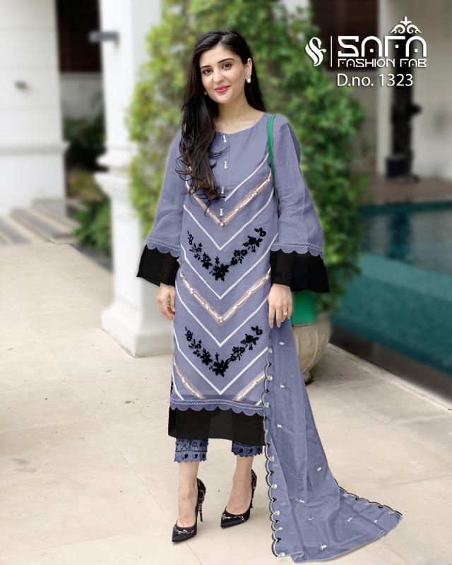 Safa Fashion Fab 1323 Catalog Ready Made Pakistani Suit Wholesale Catalog 