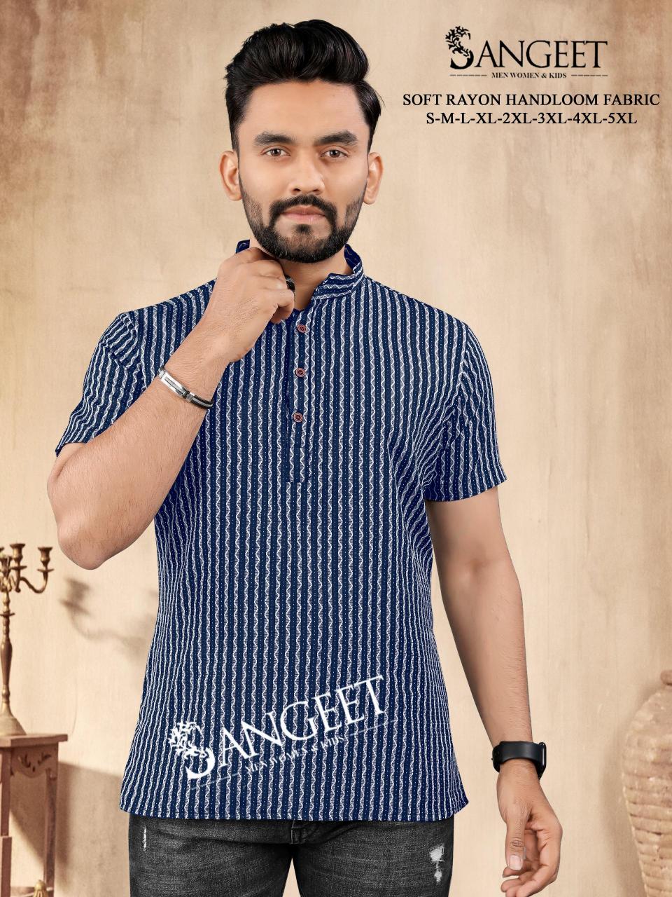 Sangeet Soft Rayon Handloom 1 mens t shirt wholesaler