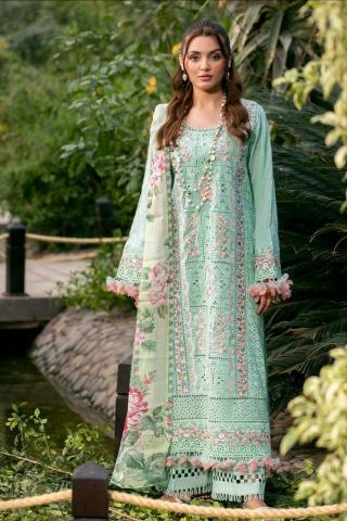 Saniya Adan Libas Chikankari Vol 29 pakistani cotton suit design