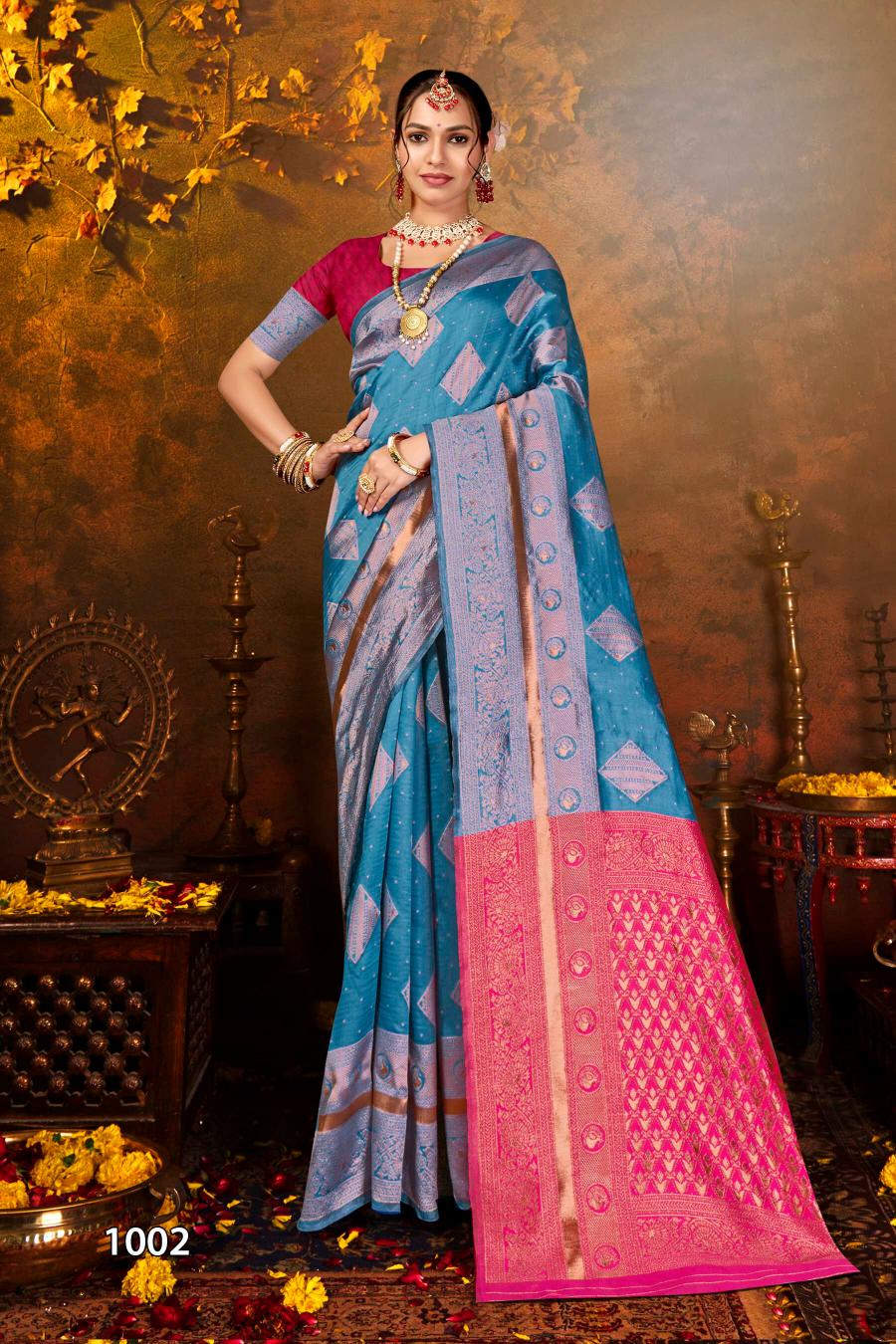 Saroj Ashoka Silk vol.1 soft silk  saree in surat with price wholesale