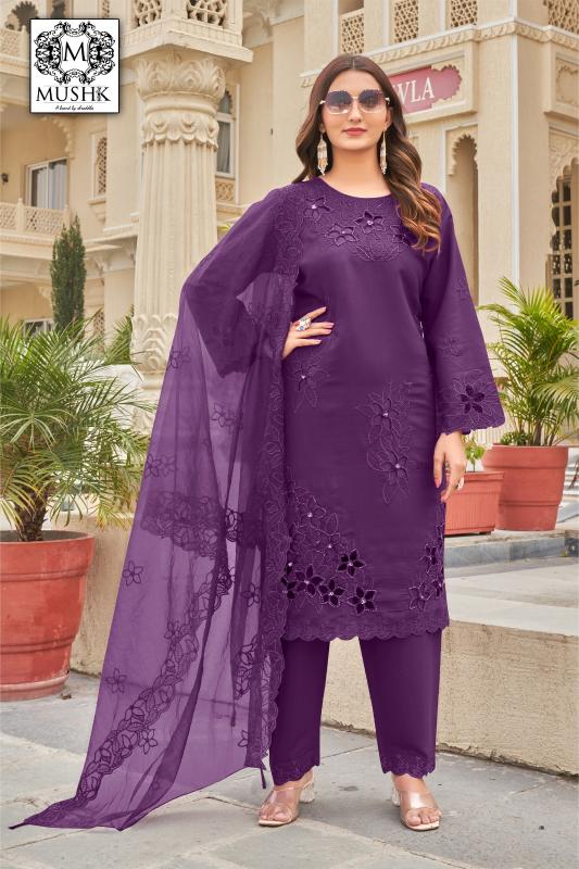 Shrddha Mushk MR 1006 pakistani punjabi suit latest design